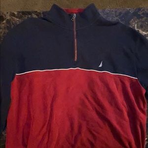 Nautical 3/4 zip up (Vintage)